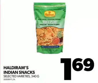 Real Canadian Superstore Haldiram's indian snacks offer