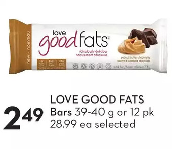 Sobeys Love good fats bars offer