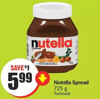 FreshCo Nutella spread offer