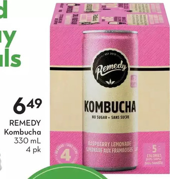 Sobeys Remedy kombucha offer