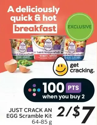Sobeys Just crack an egg scramble kit offer