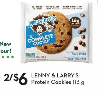 Sobeys Lenny & larry's protein cookies offer