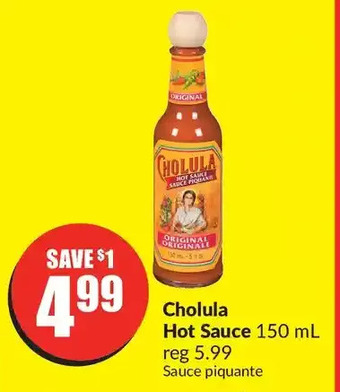 FreshCo Cholula hot sauce offer