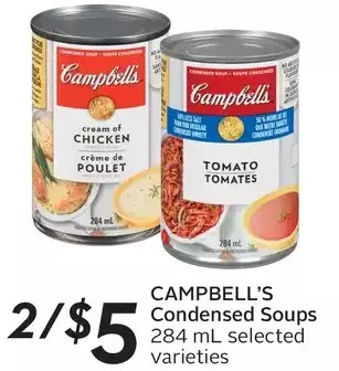 Sobeys Compliments condensed soups offer