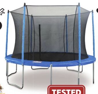 Canadian Tire Jumptek 14' trampoline and safety enclosure combo offer