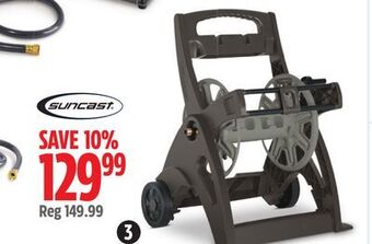 Canadian Tire Suncast slidetrack hose reel cart, 225-ft offer