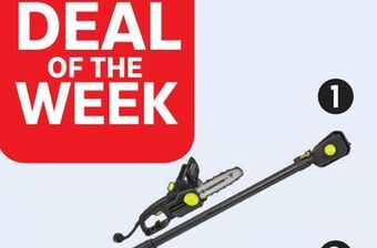 Canadian Tire Yardworks 9a 10˝ 2-in-1 electric pole saw offer