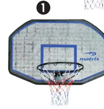 Canadian Tire Matrix elected basketball systems or backboard offer