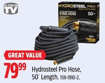 Canadian Tire As seen on tv hydrosteel pro hose, 50' length offer