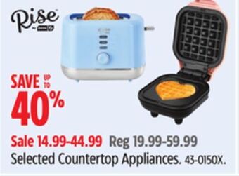 Canadian Tire Rise selected countertop appliances offer
