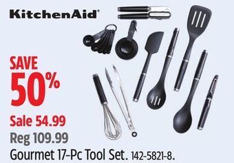 Canadian Tire Kitchenaid gourmet 17-pc tool set offer