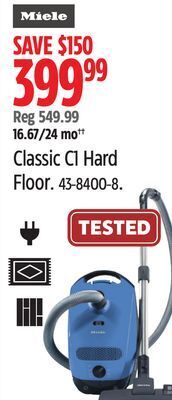 Canadian Tire Miele classic c1 hard floor canister vacuums offer