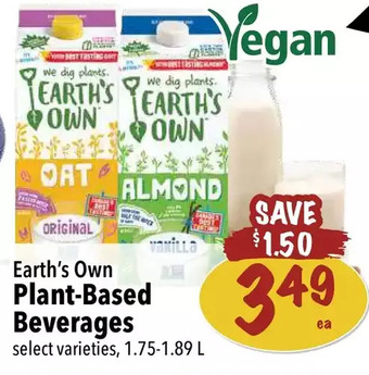 Farm Boy Earth's own plant-based beverages offer