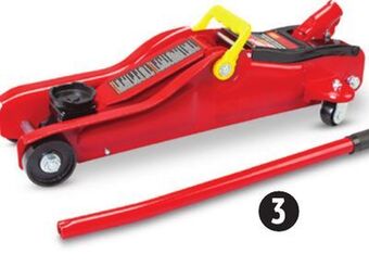 Canadian Tire Big red 2-ton low-profile trolley jack offer