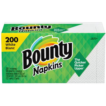 Staples Bounty napkins 200 pk offer