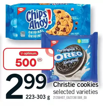 Fortinos Christie cookies offer