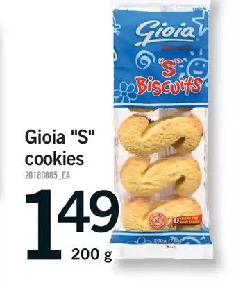 Fortinos Gioia s cookies offer