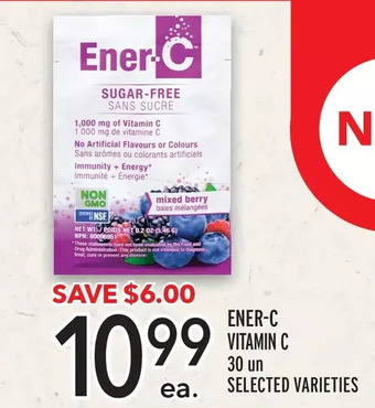 Metro Ener-c vitamin c offer