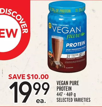 Metro Vegan pure protein offer
