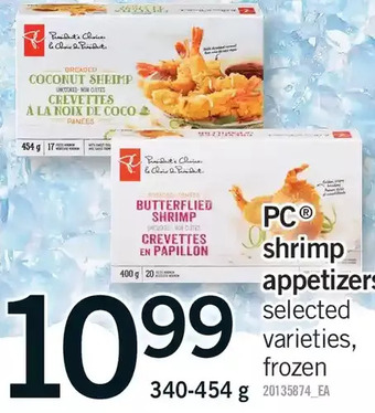 Fortinos Pc shrimp appetizers offer