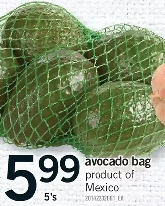 Fortinos Avocado bag offer