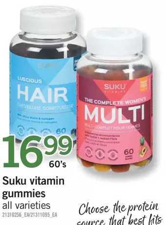 Fortinos Suku vitamin gummies offer