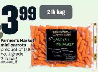 Loblaws Farmer's market mini carrots offer