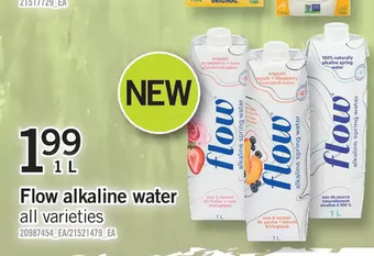 Fortinos Flow alkaline water offer