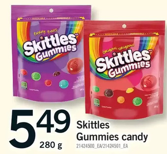 Fortinos Skittles gummies candy offer