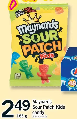 Fortinos Maynards sour patch kids candy offer