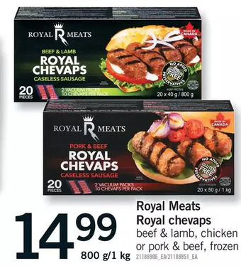 Fortinos Royal meats royal chevaps offer