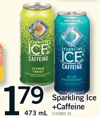 Fortinos Sparkling ice +caffeine offer