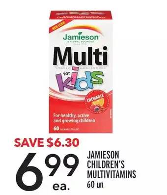 Metro Jamieson children's multivitamins offer
