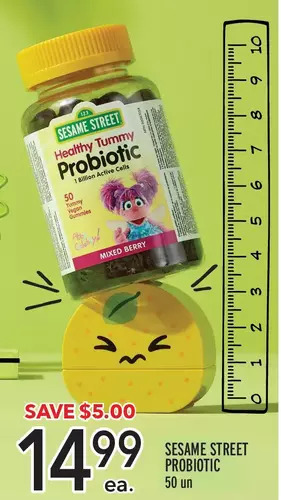 Metro Sesame street probiotic offer