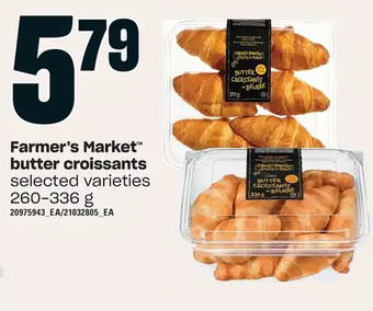 Loblaws Farmer's market butter croissants offer