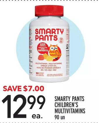 Metro Smarty pants children's multivitamins offer