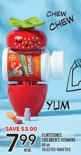 Metro Flintstones children's vitamins offer