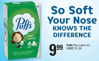 Loblaws Puffs plus lotion offer