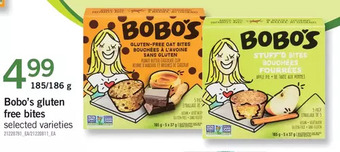 Fortinos Bobo's gluten free bites offer
