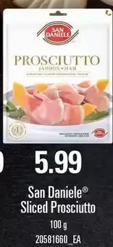 Loblaws San daniele sliced prosciutto offer