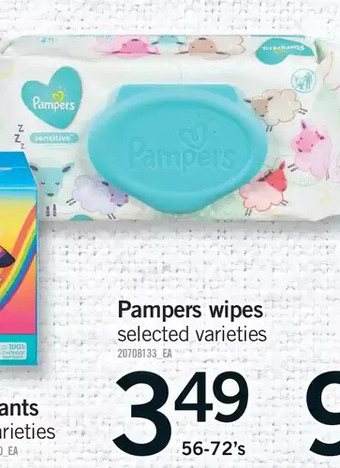 Fortinos Pampers wipes offer