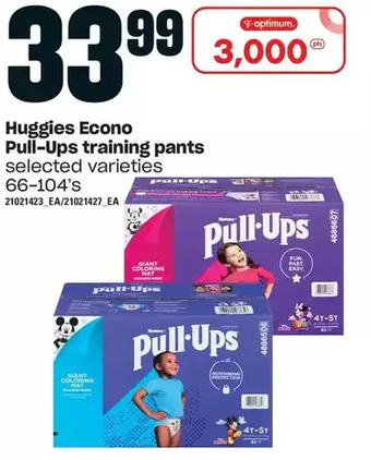 Loblaws Huggies econo pull-ups training pants offer