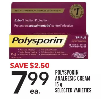 Metro Polysporin analgesic cream offer