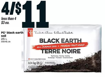 Loblaws Pc black earth soil offer
