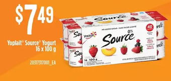 Loblaws Yoplait source yogurt offer