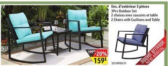 Sushi Shop 2 chairs with cushions and table offer