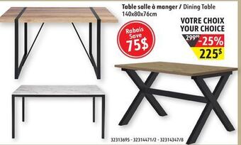 Sushi Shop Dining table offer