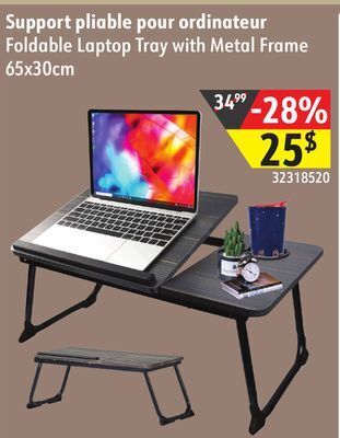 Sushi Shop Foldable laptop tray with metal frame offer
