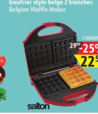 Sushi Shop Salton belgian waffle maker offer