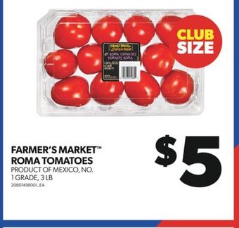 Real Canadian Superstore Farmer's market™ roma tomatoes, 3 lb offer